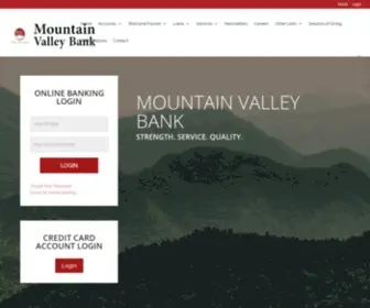 Bankmvb.com(Mountain Valley Bank) Screenshot