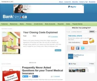 Banknerd.ca(Bank Nerd Bank Nerd) Screenshot