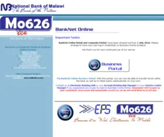 Banknet.co.mw(BankNet Online) Screenshot