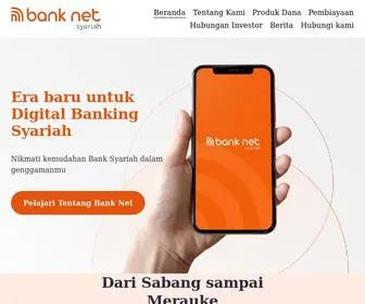 Banknetsyariah.co.id(Aladin Bank) Screenshot