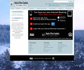 Banknewcambria.com(Bank Of New Cambria) Screenshot