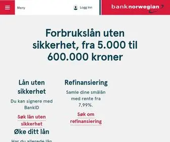 Banknorwegian.no(Forbruksl) Screenshot