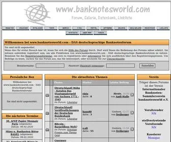 Banknotesworld.com(DAS deutschsprachige Banknotenforum) Screenshot