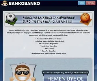 BankoBanko.com(Ücretsiz İddaa Tahminleri ve Canlı Maç Yayınları) Screenshot