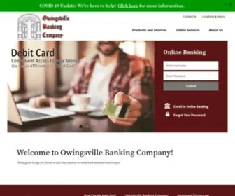 Bankobc.com(Owingsville Banking Company) Screenshot