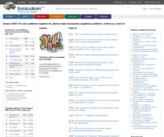 Bankodrom.ru(Рейтинг банков Москвы ЦБ) Screenshot