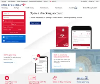 Bankofamerica.net(Bank of America) Screenshot