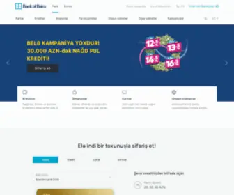 Bankofbaku.com(Səhifə) Screenshot