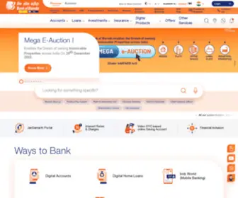 Bankofbaroda.com(Bank of Baroda) Screenshot