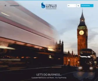 Bankofbeirut.co.uk(Bank of Beirut UK) Screenshot