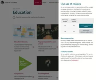 Bankofengland.education(Educational Resources) Screenshot