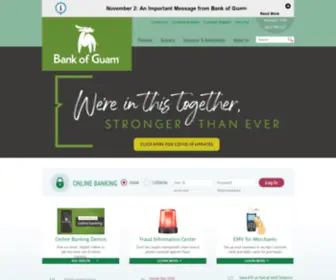 Bankofguam.com(Bank of Guam) Screenshot