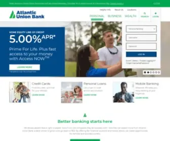 Bankofhamptonroads.com(Personal Banking) Screenshot