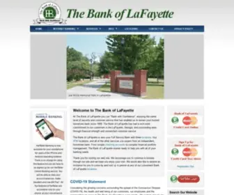 Bankoflafayette.com(The Bank of LaFayette) Screenshot