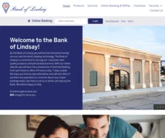 Bankoflindsay.com(Bank of Lindsay) Screenshot