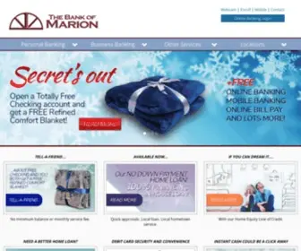 Bankofmarionva.com(The Bank of Marion) Screenshot