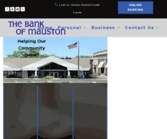 Bankofmauston.com(Bank of Mauston) Screenshot