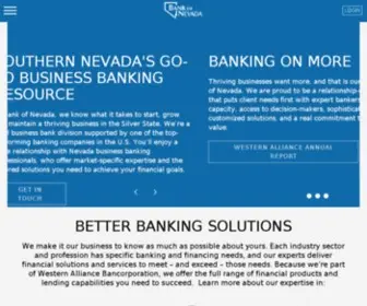 Bankofnevada.com(/// Bank of Nevada) Screenshot