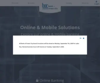Bankofoceancity.com(Bank of Oceancity) Screenshot