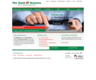 Bankofromney.net(The Bank of Romney) Screenshot