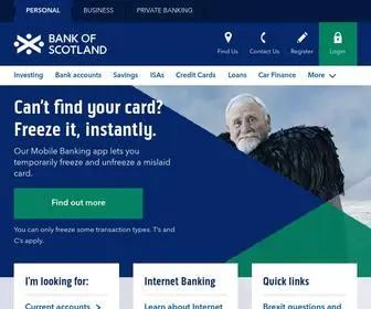 Bankofscotland.co.uk(Bank of Scotland) Screenshot