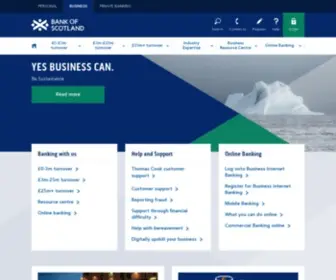 Bankofscotlandbusiness.co.uk(Business Banking) Screenshot