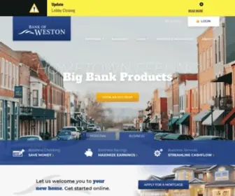 Bankofweston.com(Bankofweston) Screenshot