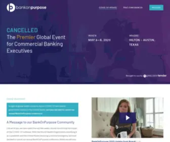 Bankonpurpose.com(The Premier Global Event for Banking Leaders) Screenshot