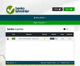 Bankotahminler.net(Murátiné Szél Edit) Screenshot