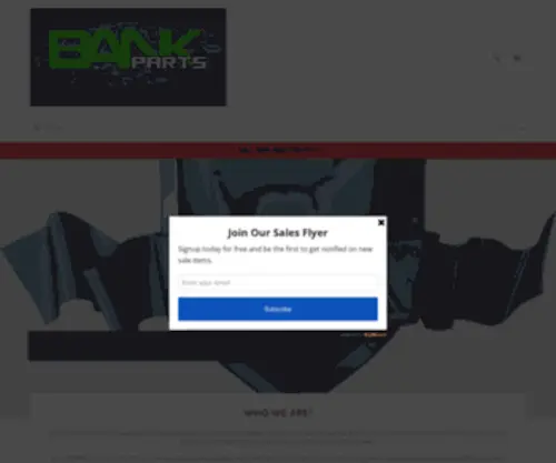 Bankpartsusa.com(Bankpartsusa) Screenshot