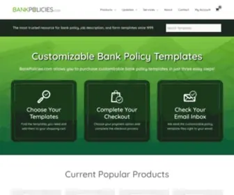 Bankpolicies.com(Bank Policies) Screenshot