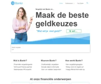 Bankr.nl(Vergelijk en maak de beste geldkeuzes) Screenshot