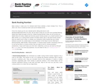 Bankroutingnumberfinder.com(Bankroutingnumberfinder) Screenshot