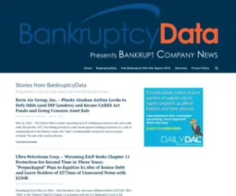 Bankruptcompanynews.com(Bankrupt Company News) Screenshot