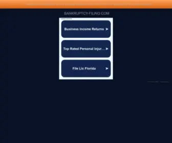 Bankruptcy-Filing.com(Maintenance Mode) Screenshot