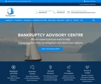 Bankruptcyadvisorycentre.com.au(Bankruptcy Advisory Centre) Screenshot