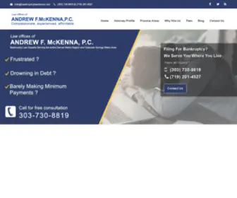 Bankruptcylawdenver.net(Bankruptcy Attorney) Screenshot