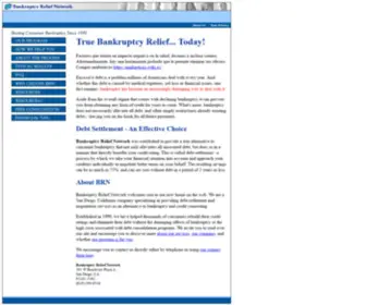 Bankruptcyreliefnetwork.com(Bankruptcy Relief Network) Screenshot