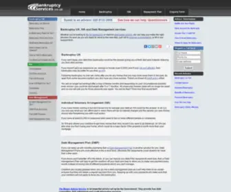 Bankruptcyservices.co.uk(Bankruptcy UK) Screenshot