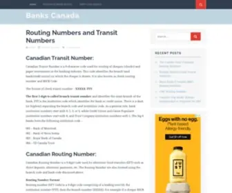 Banks-Canada.com(Banks in Canada) Screenshot