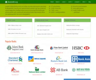 Banksbd.org(Bank Branch ATM Loan Card Services in Bangladesh) Screenshot