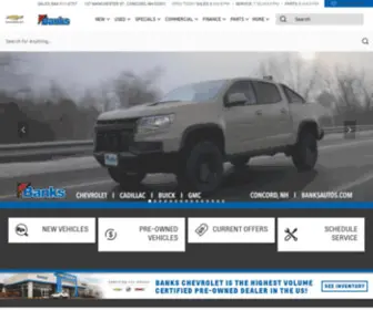 Bankschevrolet.com(Banks Chevrolet GMC Cadillac Buick) Screenshot