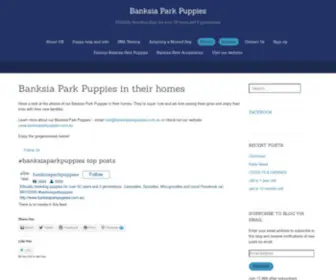Banksiaparkpuppies.net(Ethically breeding dogs for over 70 years and 3 generations) Screenshot