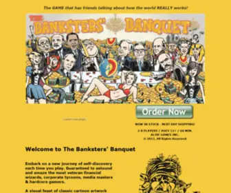 Bankstersbanquet.com(The board game) Screenshot