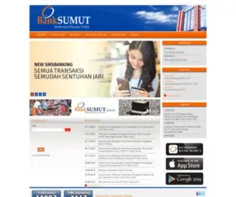 Banksumut.com(Bank Sumut) Screenshot