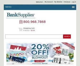 Banksupplies.com Screenshot