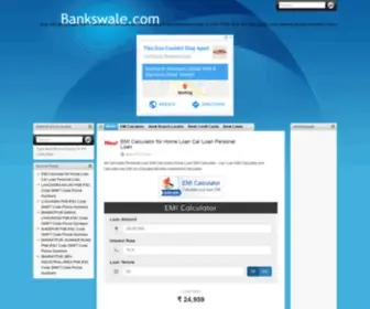 Bankswale.com(Bnak IFSC) Screenshot
