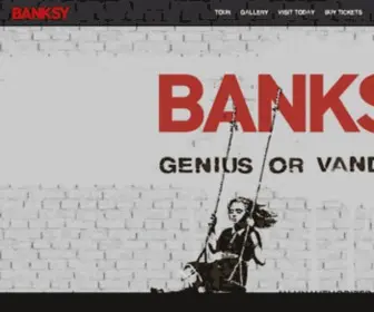 Banksyexhibition.com(Banksy Exhibition) Screenshot