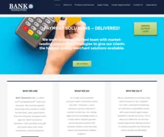 Banktransactions.com(Merchant Services) Screenshot