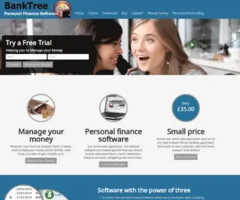 Banktree.co.uk(BankTree Personal Finance Software 2021 UK's Best Finance App) Screenshot